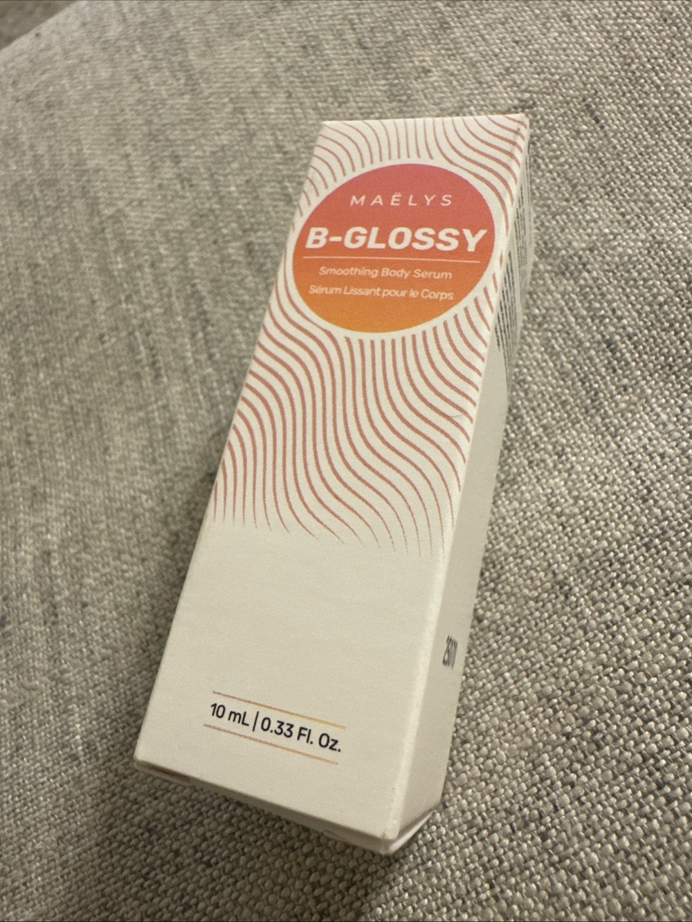 NEW Maelys B-GLOSSY Smoothing BODY SERUM Mini! Travel size new in box
